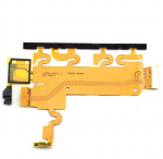 Lanksčioji jungtis Sony L39h C6902/C6903/Xperia Z1 &scaron;oninių mygtukų su mikrofonu ir zumerio jungtimi ORG