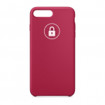 Dėklas "Silicone Case" skirtas iPhone 7 (iPhone 8) / Rose Red / su įpakavimu