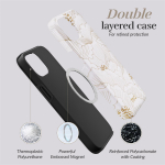 MIO White Roses Magsafe &Uuml;mbris iPhone 15 Pro