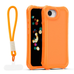 Safepop &uuml;mbris rihmaga iPhone 16e / 17e jaoks oranž