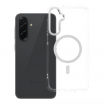 MagSafe'iga &uuml;hilduv Frame Clear Hybrid Mag Cover &uuml;mbris Samsung A16, l&auml;bipaistev