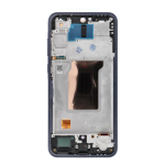 REWA OLED LCD-ekraan raamiga SAMSUNG A35 jaoks, must