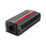 REBEL 24 V&ndash;230 V inverter, 500 W, Saksa F-t&uuml;&uuml;pi pistikupesa