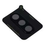 5D pilno klijavimo kameros grūdintas stiklas &ndash; Samsung Galaxy A56 juodas