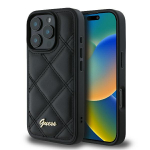 Guess Quilted Metal Logo iPhone 16 Pro &Uuml;mbris - Must