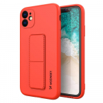Wozinsky Kickstand Case silikoonist &uuml;mbris koos statiiviga iPhone 11 Pro Max punane