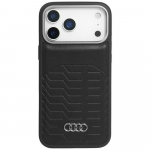 Audi GT Synthetic Leather MagSafe &uuml;mbris jaoks iPhone 17 Pro - must