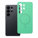 Silikoninis 2mm dėklas telefonui SAMSUNG S26 Ultra, suderinamas su MagSafe, mėtų spalvos