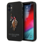 US Polo USHCP12SPUGFLBK iPhone 12 mini 5,4" t&scaron;arny/must Polo tikandiga kollektsioon