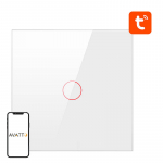Nutikas Valgus L&uuml;liti ZigBee Avatto ZTS02-EU-W1 1 Way TUYA (valge)