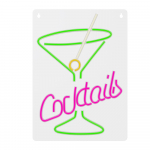 Neon PLEXI LED COCKTAILS roosa roheline FPNE02X Forever Light