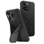 UNIQ dėklas Transforma iPhone 15 Pro 6.1" Magclick Charging juodas/ebony juodas