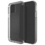 Piniginės tipo dėklas Gear4 D3O Wembley Flip Wallet iPhone 12 / 12 Pro skaidrus