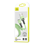 USAMS Laidas U52 LIGHTNING 2A FAST CHARGE 1M žalias SJ434USB02 (US-SJ434)