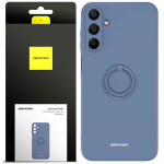 Spacecase Dėklas Silicone Ring Galaxy A15 4G / 5G mėlynas