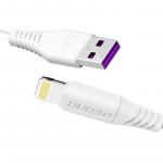 USB kaabel Dudao lightning 2m (5A) valge