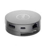 DELL DA310 Vielinis USB 3.2 Gen 2 (3.1 Gen 2) Type-C Sidabras