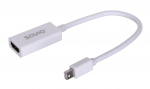 Savio CL-57 vaizdo kabelio adapteris 0,2 m Mini DisplayPort HDMI A tipo (standartinis) Balta
