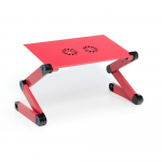 Desk for laptop uniwersal adjustable with cooling YL-803 red