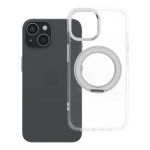 Frame Circle Stand &uuml;mbris iPhone 15 telefonile, MagSafe'iga &uuml;hilduv, l&auml;bipaistev