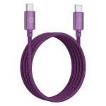 Forever Vibe kaabel USB-C - USB-C 1,0 m 60W tume kirsipunane