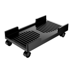 Orico CPB3 ratastega arvutialus, kandev&otilde;ime 20 kg &ndash; v&auml;rv: must