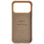 NIMMY case BIG EYED LYING TEDDY POODLE compatible with MagSafe for IPHONE 18 Pro Max/17 Pro Max brown