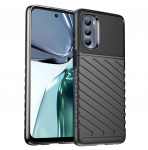 Thunder &Uuml;mbris jaoks Motorola Moto G62 5G silicone armor &uuml;mbris must