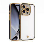 Silky Kuldne &uuml;mbris jaoks iPhone 16 6,1" must