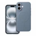 SILICONE MAG COVER magnetinis silikoninis dėklas telefonui, suderinamas su MagSafe, skirtas SAMSUNG S25, &scaron;viesiai mėlynas