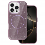 Dėklas telefonui Magsafe Slim Shiny Iphone 16 Pro Max violetinis
