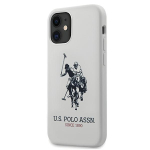 US Polo USHCP12SSLHRWH iPhone 12 mini 5,4" valge Silicone Collection