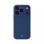 "Benks" magnetinis &scaron;arvas "Pro Armor Grid Kevlar Case Metal Frame 600D (YB70) for Iphone 17 Pro Max blue