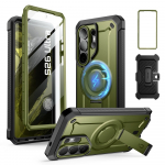 Supcase Unicorn Beetle Pro Mag MagSafe 2-komplektne &uuml;mbris Samsung Galaxy S26 Ultra jaoks - roheline ja must