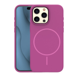Silikoninis Thin Mag dėklas for iPhone 16 Pro 6,3" fuschia