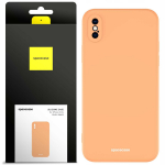 Spacecase silikoninis dėklas iPhone X/Xs oranžinis