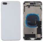 Galinis dangtelis iPhone 8 Plus Silver pilnas su &scaron;leifais originalus (used Grade C)