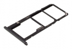 SIM kortelės laikiklis Huawei Y7 2019 Midnight Black ORG