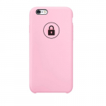 Dėklas "Silicone Case" skirtas iPhone 6 (iPhone 6S) / Light Pink / su įpakavimu