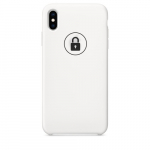 Dėklas "Silicone Case" skirtas iPhone Xs Max / White / su įpakavimu