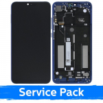 LCD ekranas suderinamas su Xiaomi Mi 8 Lite su rėmeliu / mėlynas / (Service Pack)