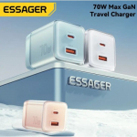 Laadija Essager "Color" roosa 70W (PD / QC3.0)