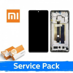 LCD ekraan &uuml;hilduv Xiaomi Poco X6 Pro 5G raamiga / must / (Service Pack)
