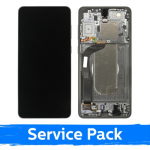 LCD ekraan &uuml;hilduv Samsung S937 S25 Edge raamiga / Titanium Jet Black / (Service Pack)