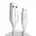 Ugreen US290 60151 USB-A / micro USB 2.4A 1m kaabel valge