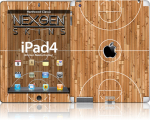 Nexgen dekoratiivne 3D-efektiga kleebis seadmele iPad 2/3/4, Hardwood Classic 3D