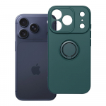 Case for iPhone 17 Pro / 18 Pro Silicone Ring green