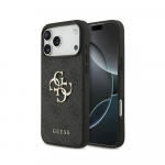 Case Guess PU 4G Metal Logo Apple iPhone 18 Pro grey