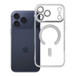 Case for iPhone 18 Pro Max / 17 Pro Max Electro Mag Cover compatible with MagSafe silver
