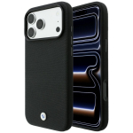 BMW Kevlar Metal Logo MagSafe &uuml;mbris iPhone 18 Pro / 17 Pro &ndash; must